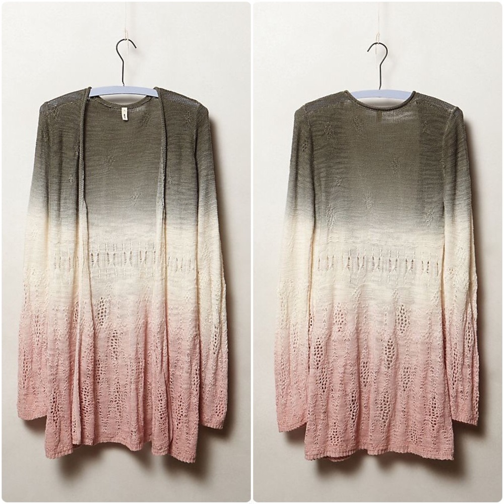 Anthropologie Tonal Tides Cardigan XSP - Picture 3 of 9